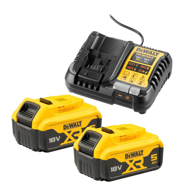 Dewalt battery kit 18v xr 2x5.0ah, , medium-null