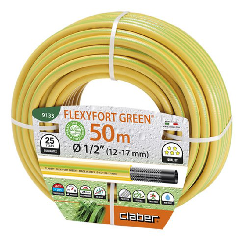 Claber flexyfort green hose 25m 19mm-null