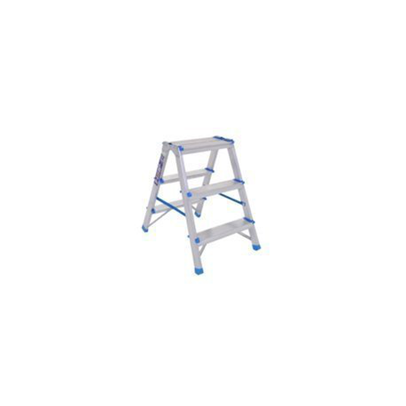 Product image: Σκάλα αλουμινίου hobby διπλής όψης 3+3 σκαλοπάτια 62cm, , medium-null