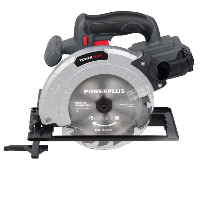 Powerplus poweb2520 circular saw 18v 165mm li-ion, , medium-null