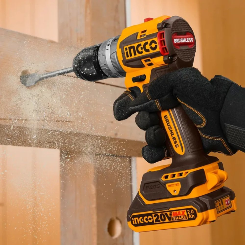 Product image: Ingco σετ brushless γωνιακός τροχός και δραπανοκατσάβιδο μπαταρίας 20v με 2 μπαταρίες 4.0ah και φορτιστή cosli241298, , medium-null