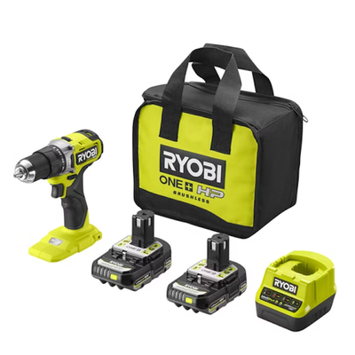 Ryobi impact drill rpd18c-220s 18v with batteries and charger, , medium