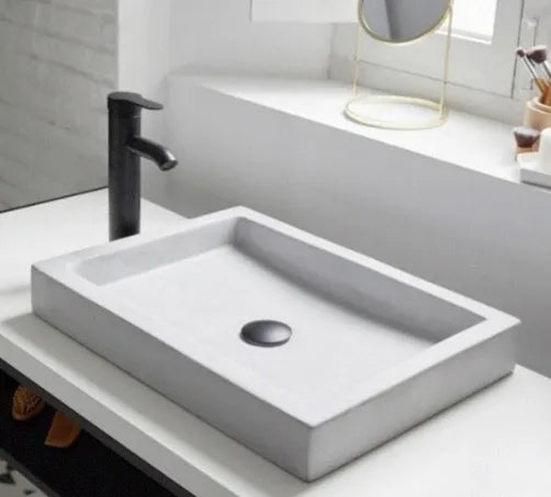 Brisbane cement basin 50x45x8cm, , medium image number null