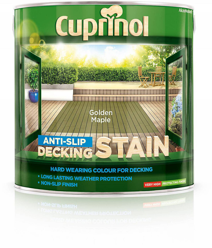 Product image: Cuprinol golden maple ultra tough anti slip decking stain 2.5l, , medium-null