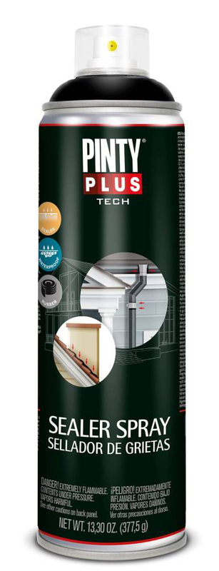 Pinty plus tech sealer spray black 500ml, , medium image number null
