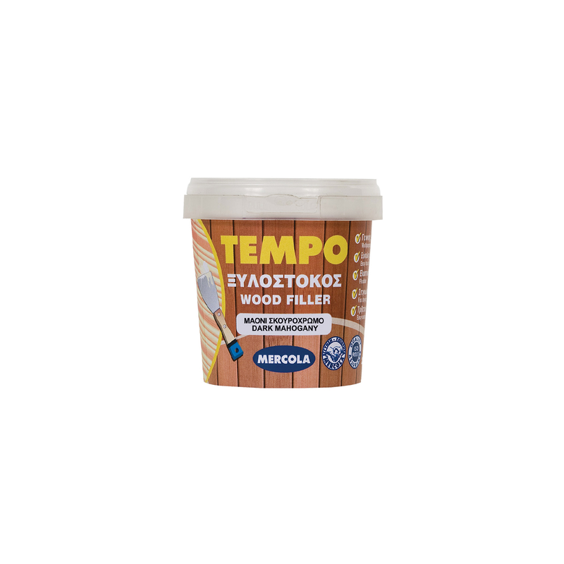 Mercola tempo wood filler 200g dark chestnut-null