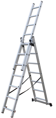 Supertools aluminium extension ladder 3x7 steps, , medium