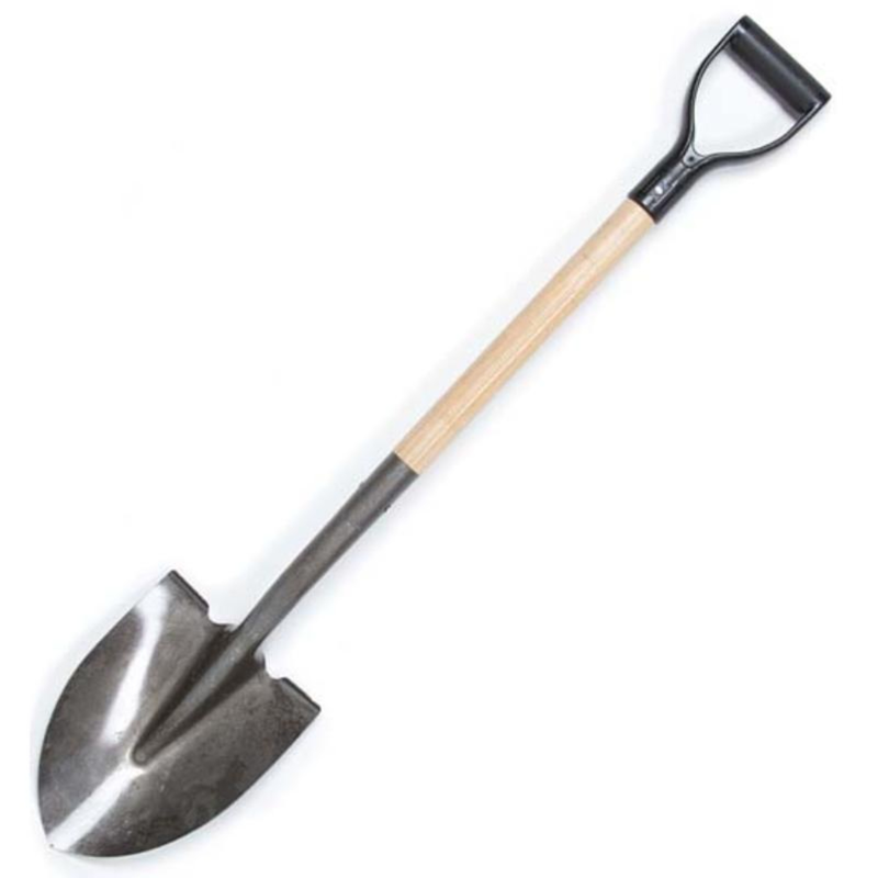 Super shovel round with wood handle, , medium-null