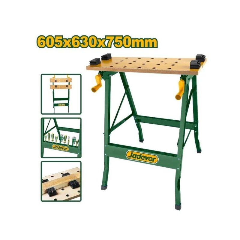 Jadever πτυσσόμενος πάγκος εργασίας 60.5 x 63 x 75cm, , medium-null
