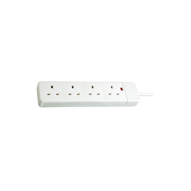 Brennenstuh extentsion socket with neon indicator 4-way 2m cable, , medium image number null