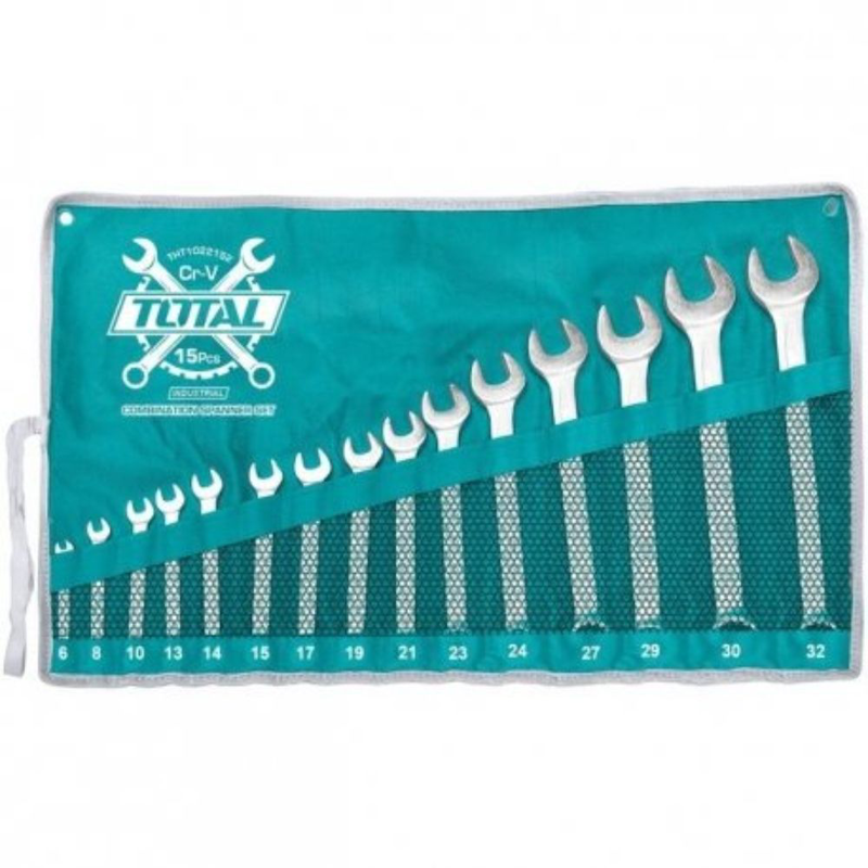 Product image: Total σετ γερμανοπολύγωνα με mέγεθος από 6mm έως 32mm 15τμχ, , medium-null