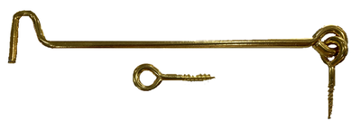 Window hook gold 23x200 2pcs, , medium
