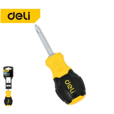 Deli tools  screwdriver cr-v 2in1 6x38 ph2x38mm, , medium