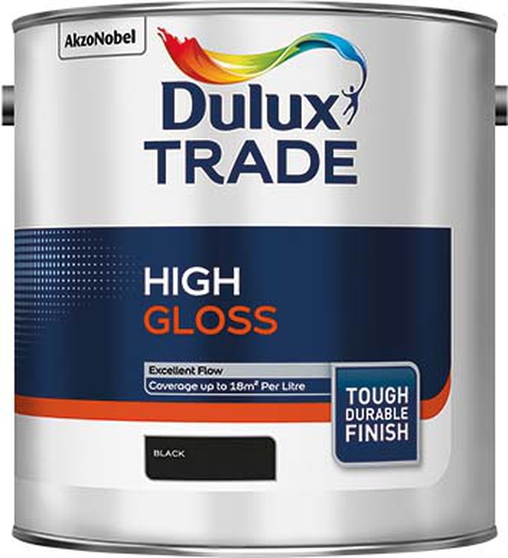 Product image: Dulux trade high gloss pbw βερνικοχρωμα 1l, , medium-null
