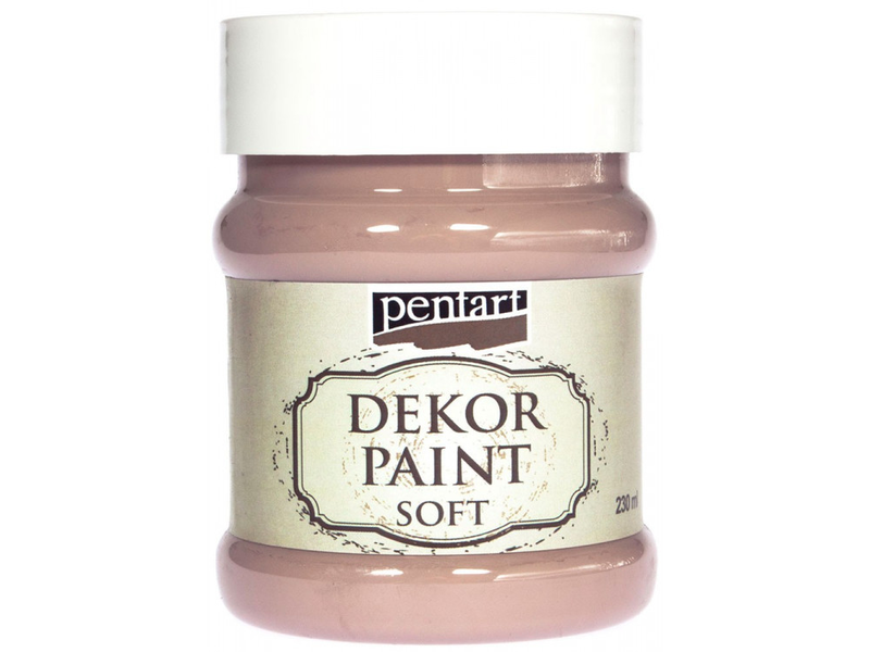 Pentart dekor paint soft 230ml milk-chokolate, , medium image number null