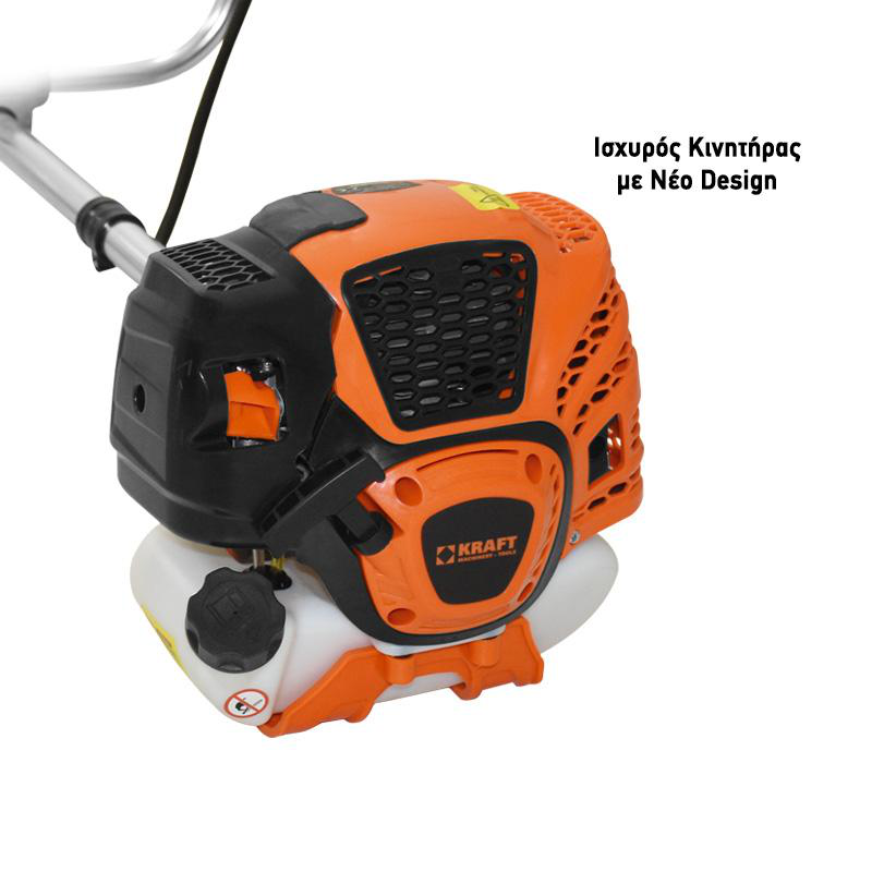 Kraft 691116 θαμνοκοπτικο βενζινοκινητο 52cc, , medium-null