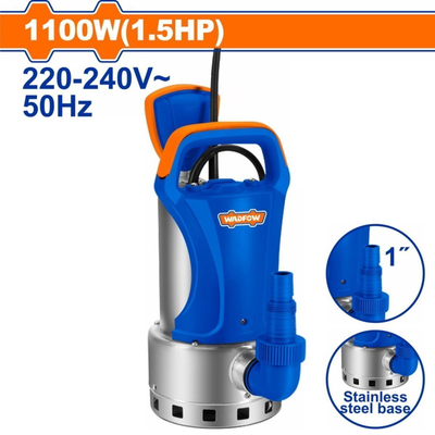 Wadfow sewage submersible pump inox 1.100w (wwpfw041), , medium