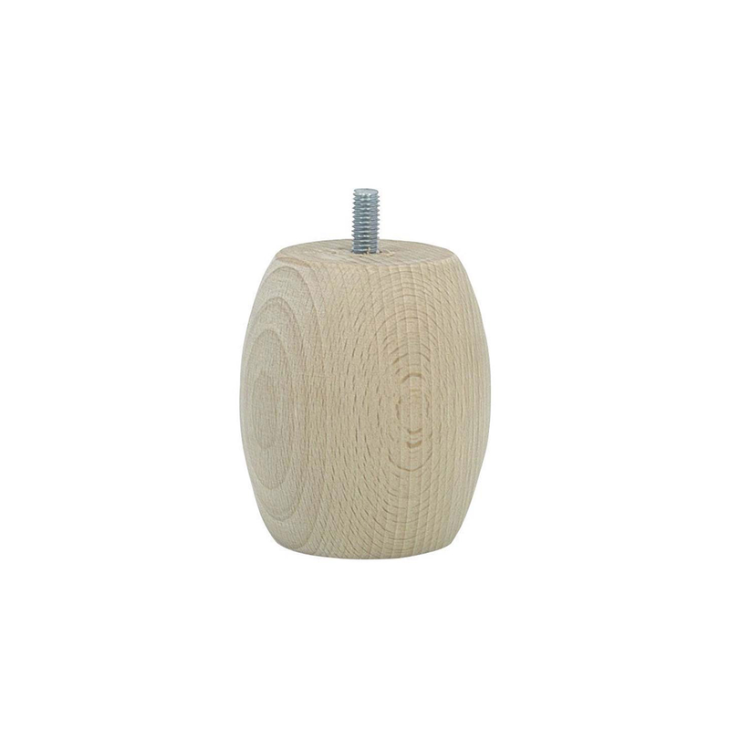 Furniture leg round 90x&phi;85mm wooden-null