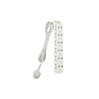 Manufacture with switches & lamps 5m 6way, , medium