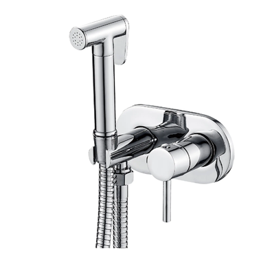 Exposed chrome bidet faucet, , medium