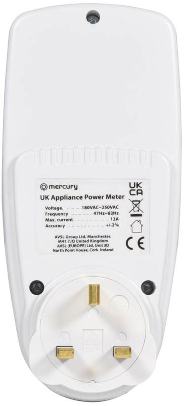 Mercury appliance power meter uk plug 429.859uk, , medium-null