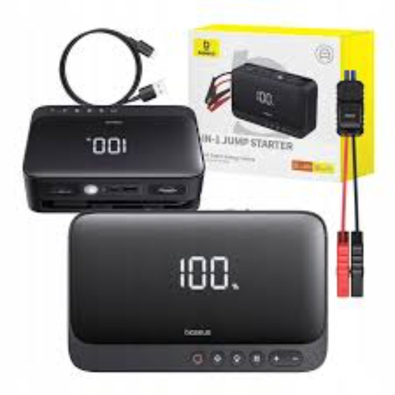 Baseus super energy series 4-in-1 car jump starter 600a, tire inflator, , medium-null