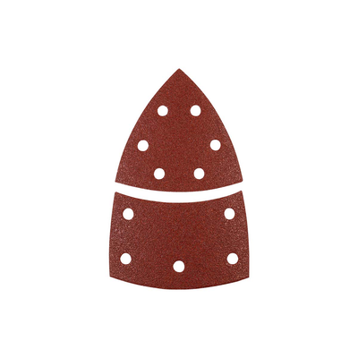 Grinding disc 2 pieces. Quick-stick 40 grit 100x62mm 93mm for wood and metal 5 pcs, , medium