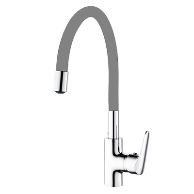 Pluie kitchen mixer high flexible grey spout, , medium