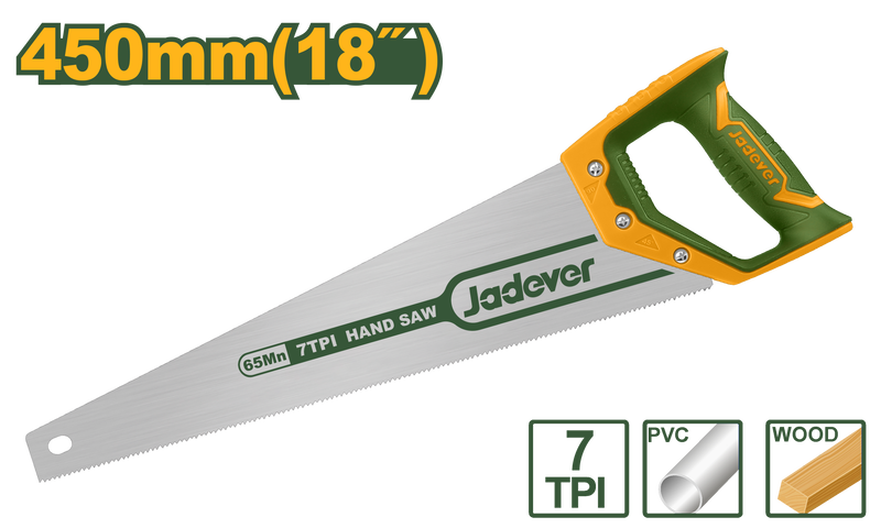 Hand saw 450mm jadever, , medium-null