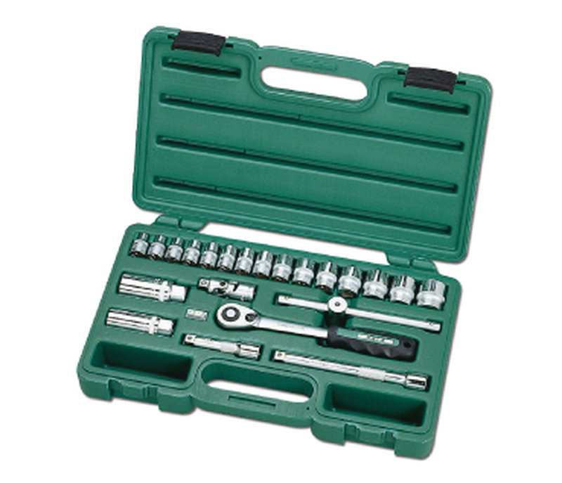 Honiton 22pcs set socket 3/8, , medium-null