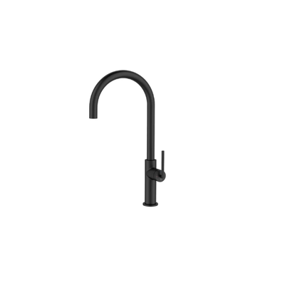 Lia black matte sink mixer, , medium
