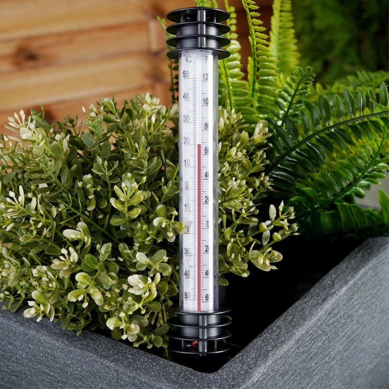 Product image: Garden thermometer 3.5x23cm - black, , medium-null
