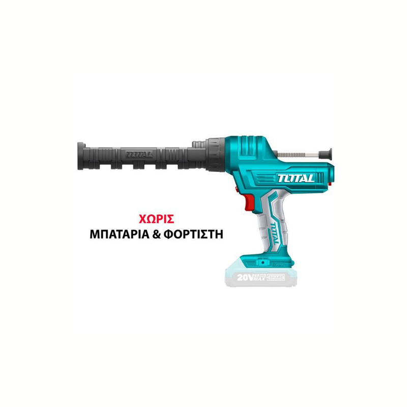 Product image: Total ηλεκτρικό πιστόλι σιλικόνης tcgli2001 20v, , medium-null