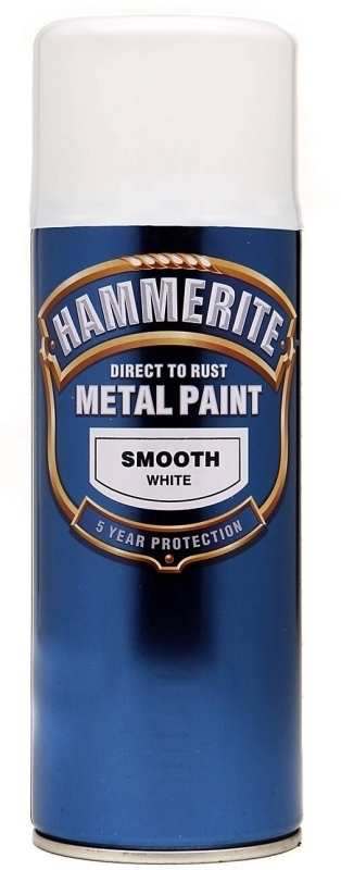 Product image: Hammerite smoothrite aero white spray 400ml, , medium-null