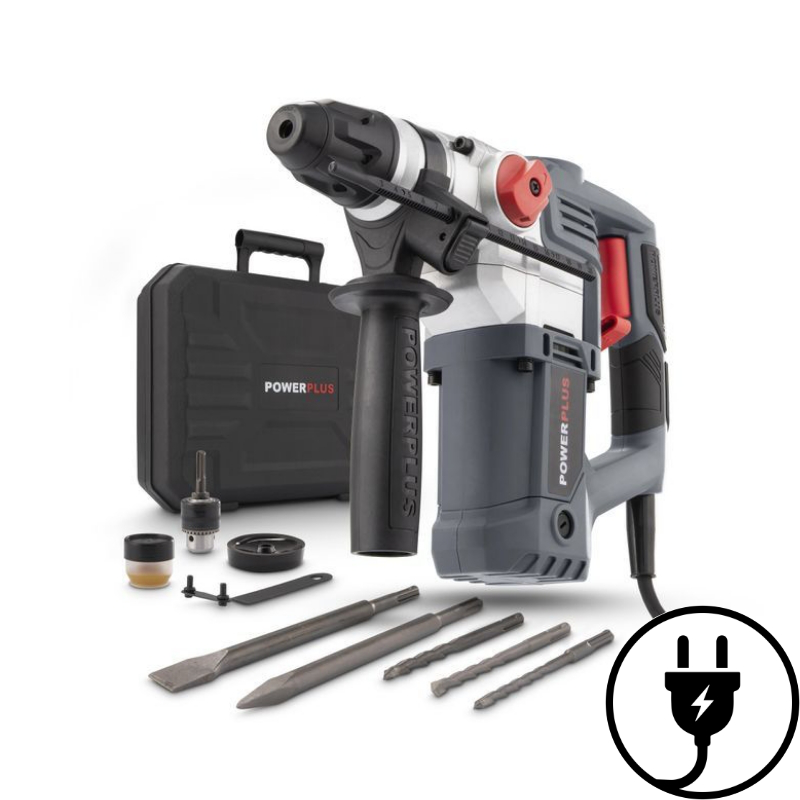 Powerplus powe10060 hammer drill 900w, , medium-null