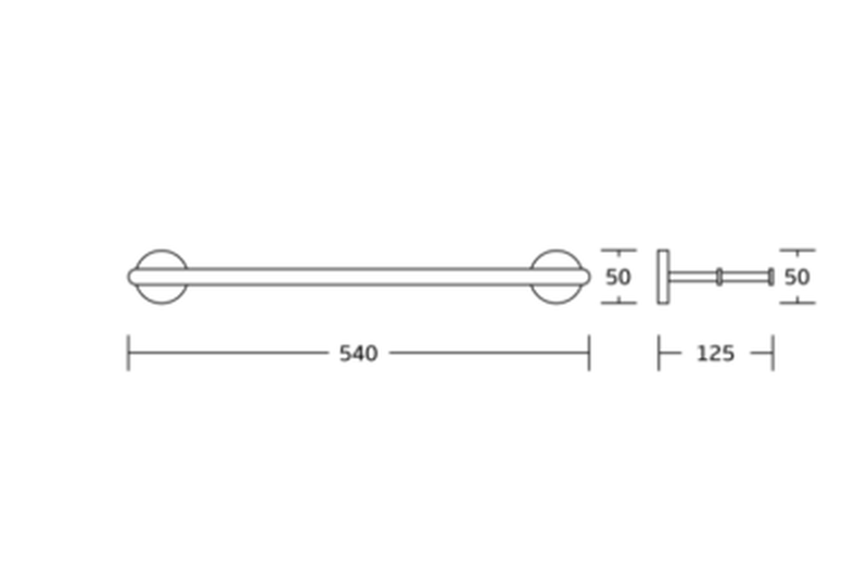 Zoo double towel rail 60cm, , medium image number null
