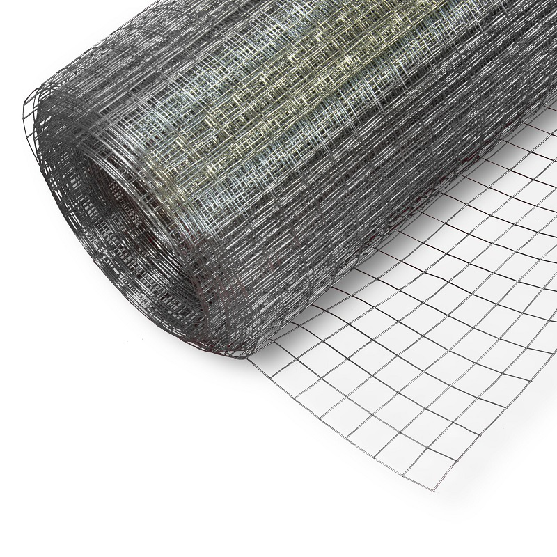 Galvanised square mesh 51cmx2.5m 12.7mm mini roll-null