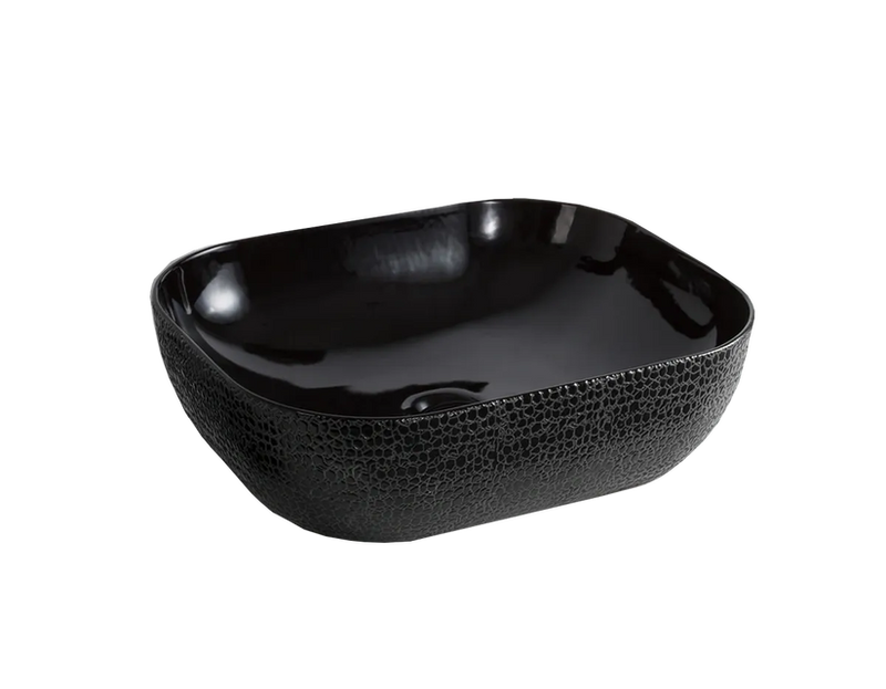 Lea black art basin 505x405x135mm, , medium-null