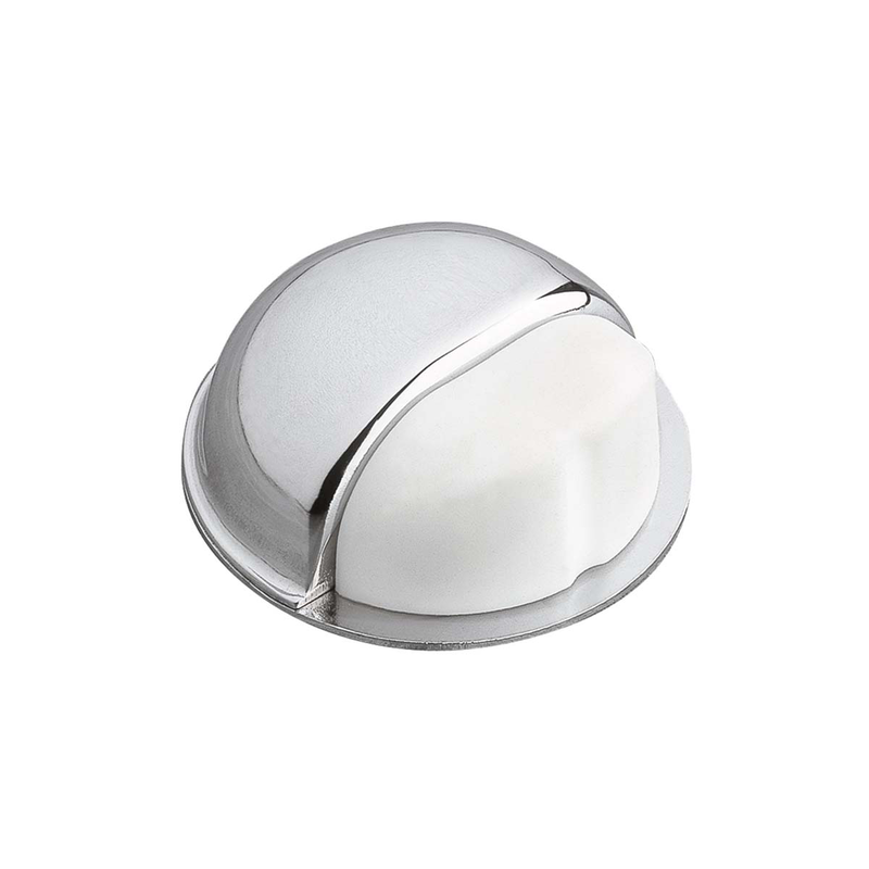 Door stopper sticker mod. 402 &oslash;50 chrome with white-null