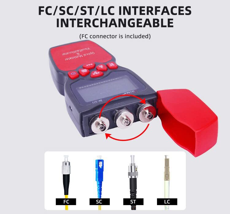 Product image: Noyafa nf-911c fiber optic power meter 3in1, , medium-null