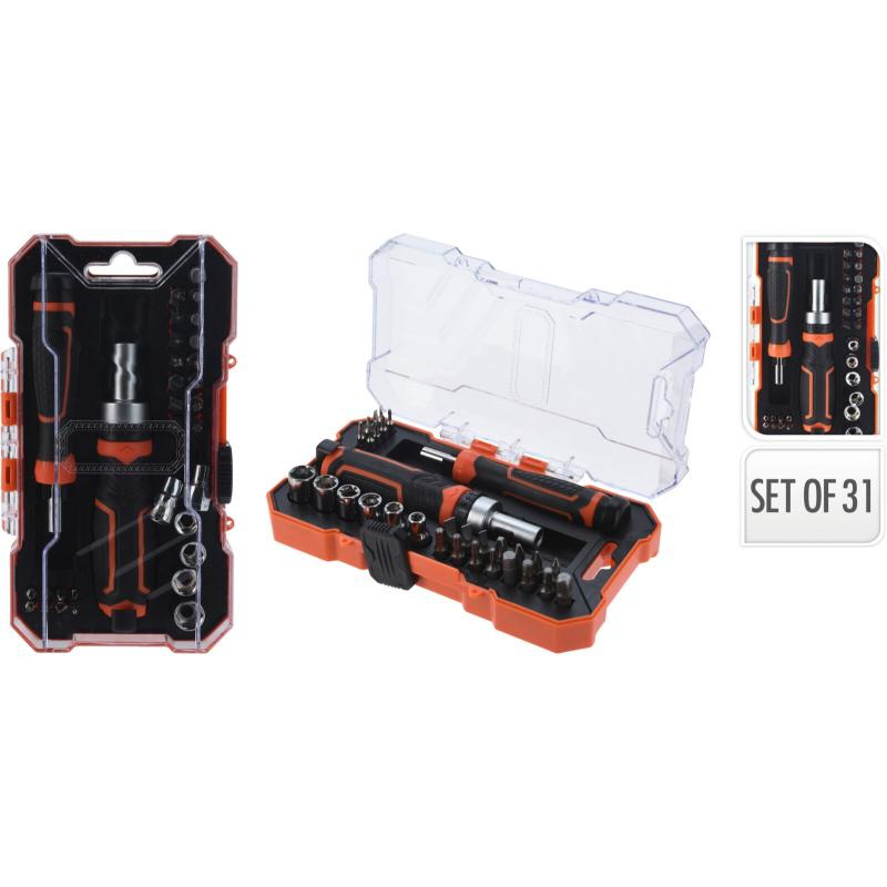 Product image: Fx tools ratchet screwdriver bit 31pcs, , medium-null