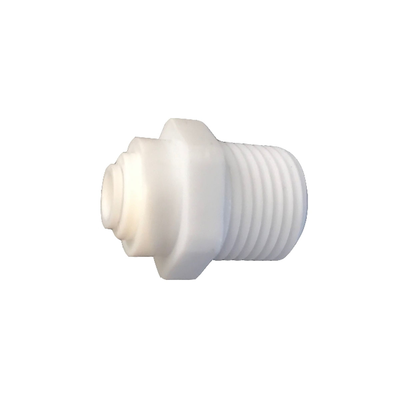 Plastic straight nipple connector dcc-012a 1/4''x1/4'', , medium