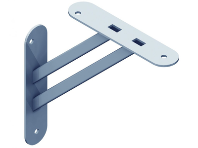 Element magnetic bracket 18x18cm white, , medium
