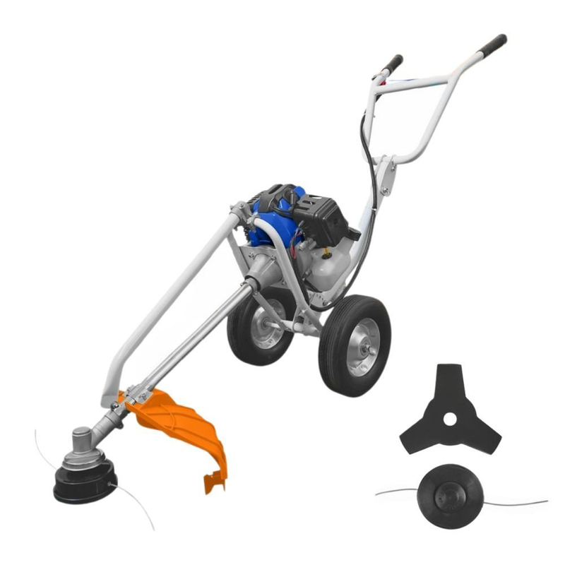 Product image: Wadfow δίχρονο βενζινοκίνητο χορτοκοπτικό με ρόδες 2.2hp 18kg wgm3a52, , medium-null