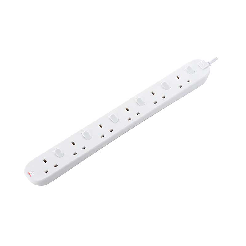 Bg masterplug switched extension with 6 sockets, , medium image number null