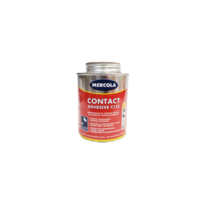Mercola General purpose petrol adhesive contact adhesive c113 200ml with brush, , medium image number null