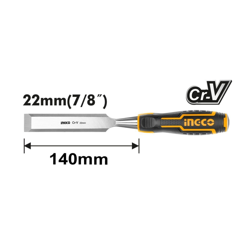 Ingco &sigma;&kappa;ά&rho;&pi;&epsilon;&lambda;&omicron; &xi;ύ&lambda;&omicron;&upsilon; industrial 22x140mm cr-v & &pi;&lambda;&alpha;&sigma;&tau;&iota;&kappa;ή &lambda;&alpha;&beta;ή, hwc0822, , medium-null