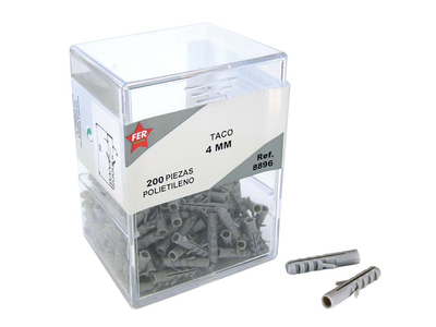 Fer 60 τμχ πλαστικα βυσματα 8mm, , medium