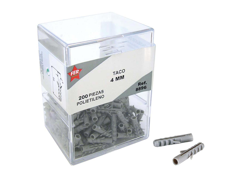 Fer 60 τμχ πλαστικα βυσματα 8mm, , medium-null
