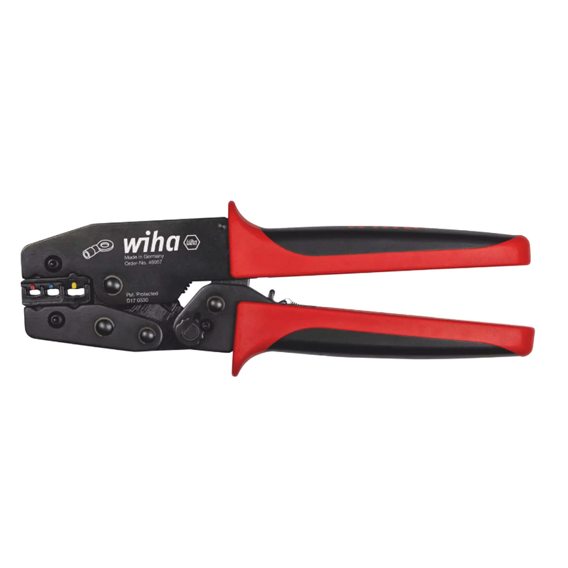 Wiha tools wiha crimping tool for insulated cable eyebrows and contacts 0.5-6mm&sup2;, , medium-null